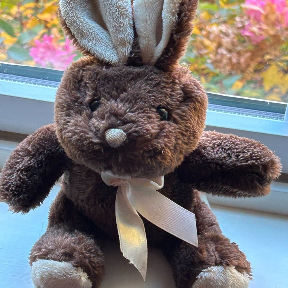 NWOT Dan Dee 7.5" Stuffed Bunny - Picture 1 of 5